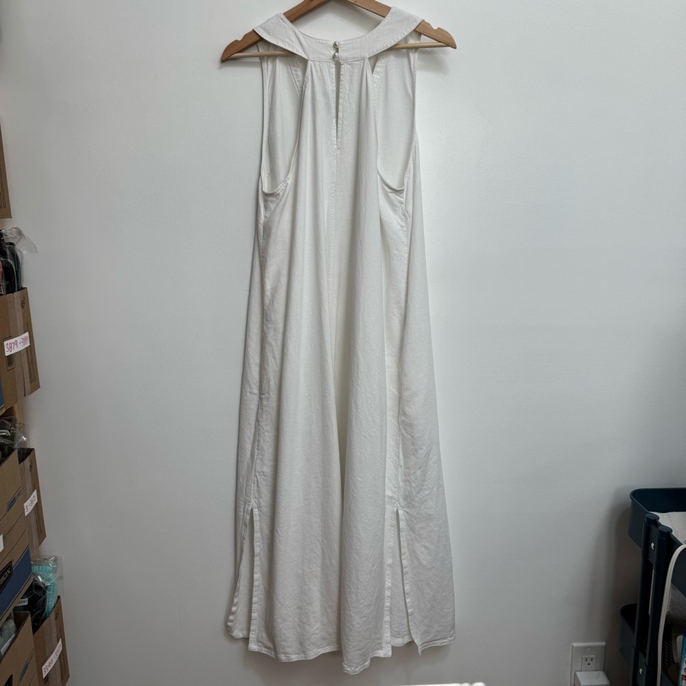 Calypso St Barth Beaded V-Neck Linen Blend Midi Dress XL - Picture 8 of 13